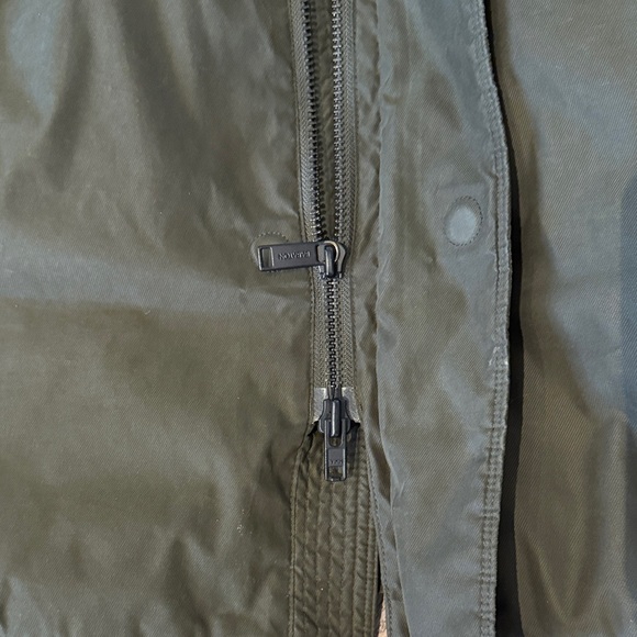 Babaton Dark Green Parka Faux Fur Lined - Picture 12 of 14